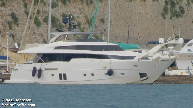 calm (Pleasure craft) - IMO , MMSI 256001809, Call Sign 9HB7782 under the flag of Malta