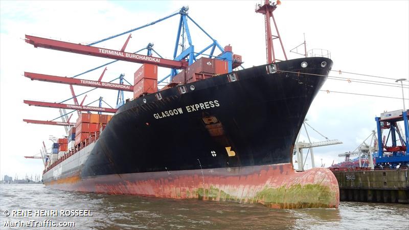 glasgow express (Container Ship) - IMO 9232589, MMSI 310826000, Call Sign ZCHC8 under the flag of Bermuda