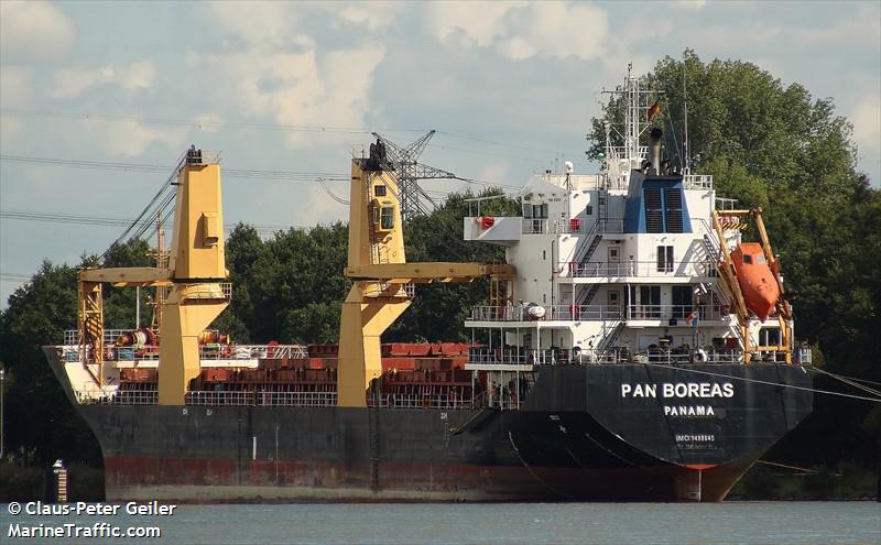 pan boreas (General Cargo Ship) - IMO 9488645, MMSI 352001098, Call Sign 3E2456 under the flag of Panama
