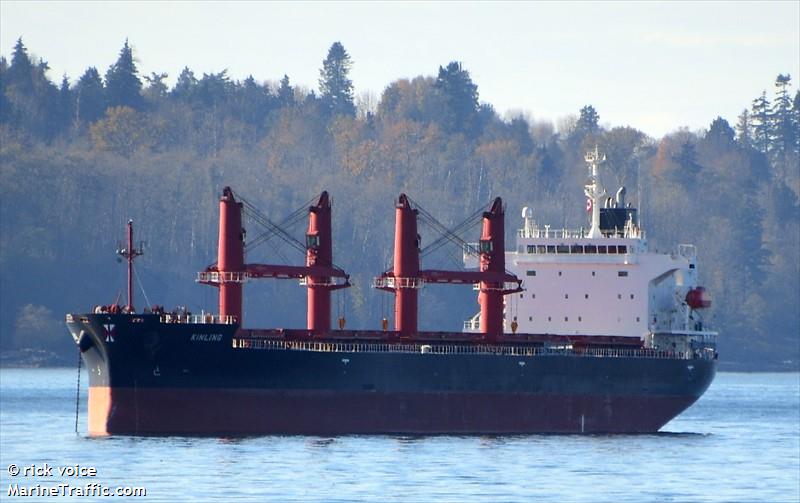 kinling (Bulk Carrier) - IMO 9893814, MMSI 563144900, Call Sign 9V6640 under the flag of Singapore