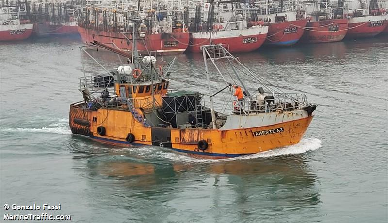america i (Fishing vessel) - IMO , MMSI 701000524, Call Sign SSD under the flag of Argentina
