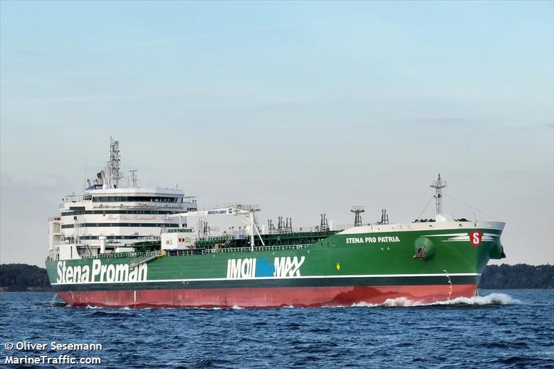 stena pro patria (Chemical/Oil Products Tanker) - IMO 9899727, MMSI 210146000, Call Sign 5BRX5 under the flag of Cyprus