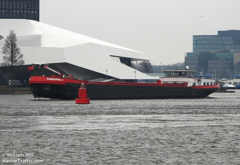zandexpres 4 (Cargo ship) - IMO , MMSI 244110242, Call Sign PG4 under the flag of Netherlands