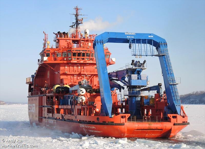 beringov proliv (Salvage Ship) - IMO 9682411, MMSI 273379540, Call Sign UBAN3 under the flag of Russia