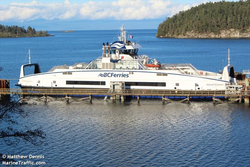 island gwawis (Passenger/Ro-Ro Cargo Ship) - IMO 9900605, MMSI 316047946, Call Sign CFA under the flag of Canada