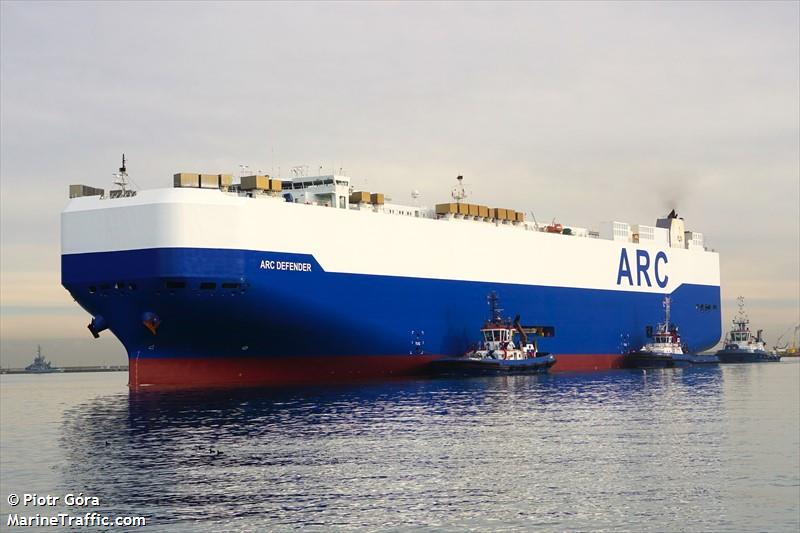 arc defender (Vehicles Carrier) - IMO 9375264, MMSI 338145000, Call Sign WDM6793 under the flag of USA