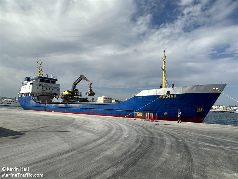 taxiarchis michail (General Cargo Ship) - IMO 7711907, MMSI 352001100, Call Sign 3E2454 under the flag of Panama