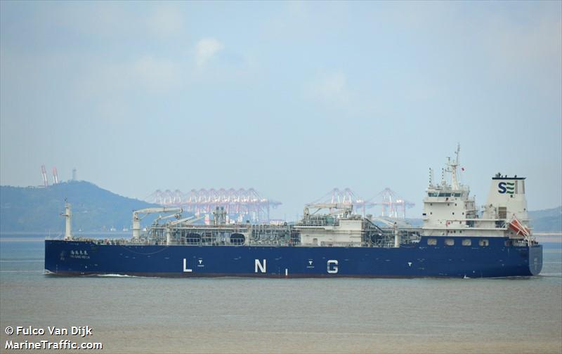 hai gang wei lai (Bunkering Tanker) - IMO 9886756, MMSI 413316720, Call Sign BOVY3 under the flag of China
