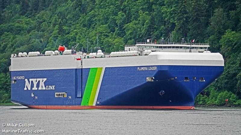 plumeria leader (Vehicles Carrier) - IMO 9906984, MMSI 431667000, Call Sign 7KKS under the flag of Japan