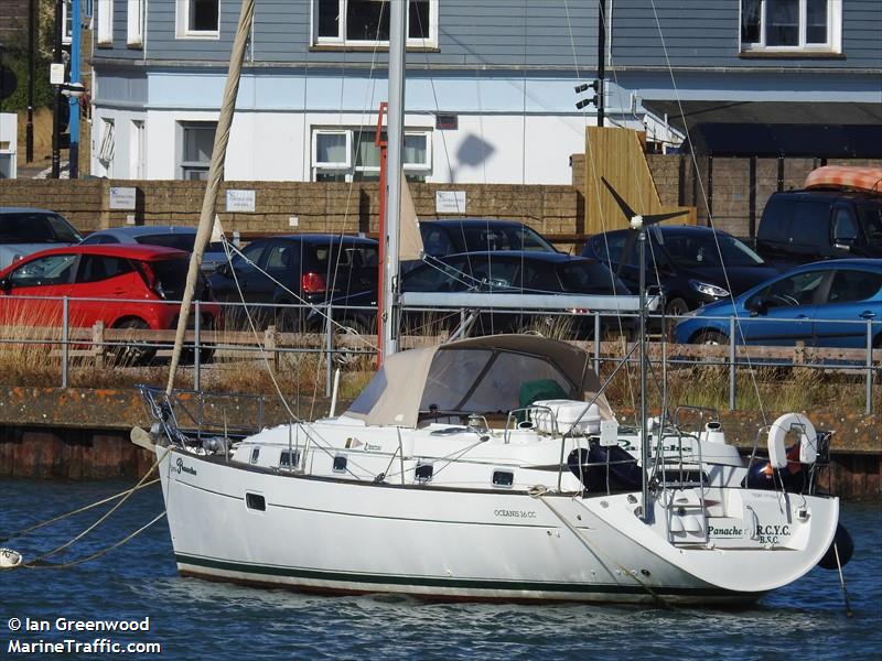 panache (Sailing vessel) - IMO , MMSI 232014832, Call Sign MCWQ2 under the flag of United Kingdom (UK)