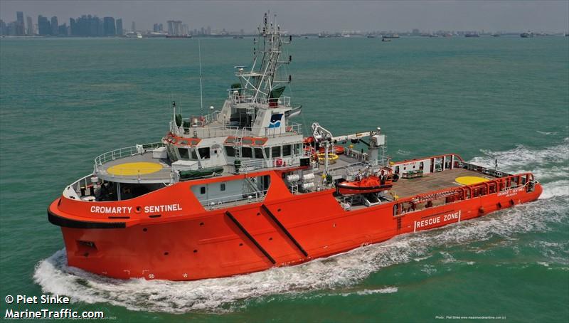 cromarty sentinel (Offshore Tug/Supply Ship) - IMO 9720691, MMSI 232039611, Call Sign MKOB8 under the flag of United Kingdom (UK)