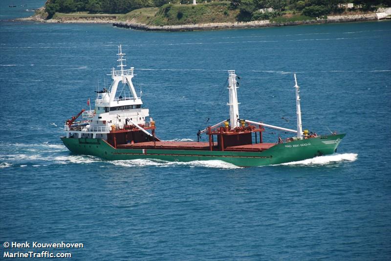 ena-s (General Cargo Ship) - IMO 9005900, MMSI 271002096, Call Sign TCAD5 under the flag of Turkey