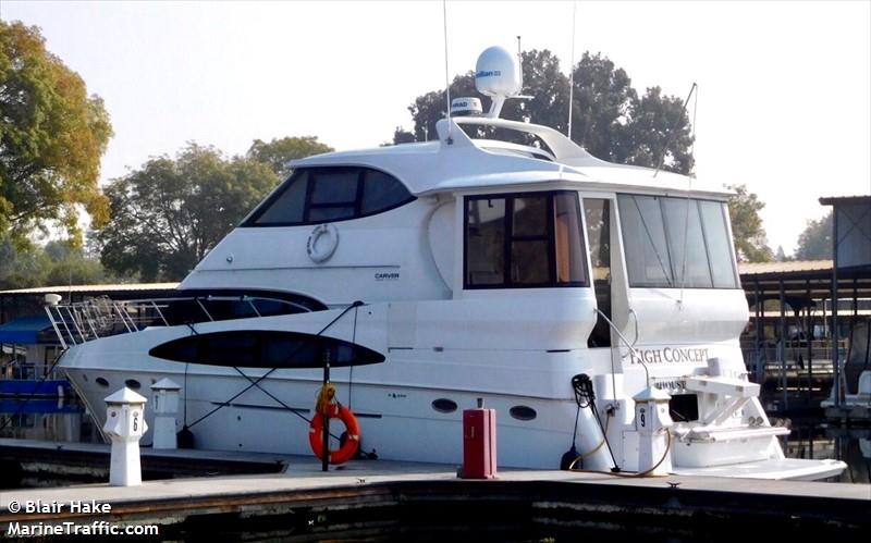 high concept (Pleasure craft) - IMO , MMSI 338312468 under the flag of USA