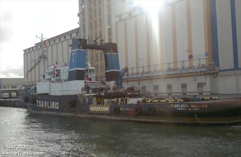 tsavliris hellas (Salvage Ship) - IMO 7518965, MMSI 353444000 under the flag of Panama