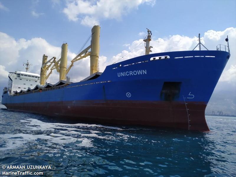 unicrown (Cargo ship) - IMO , MMSI 419956725, Call Sign 8USD under the flag of India