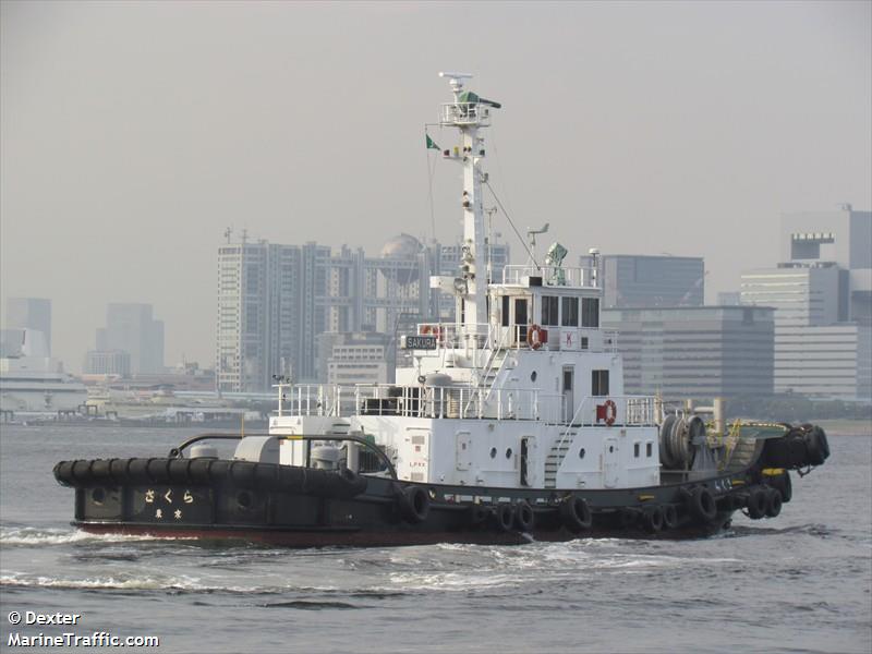 sakura (Tug) - IMO , MMSI 431002399, Call Sign JG5141 under the flag of Japan