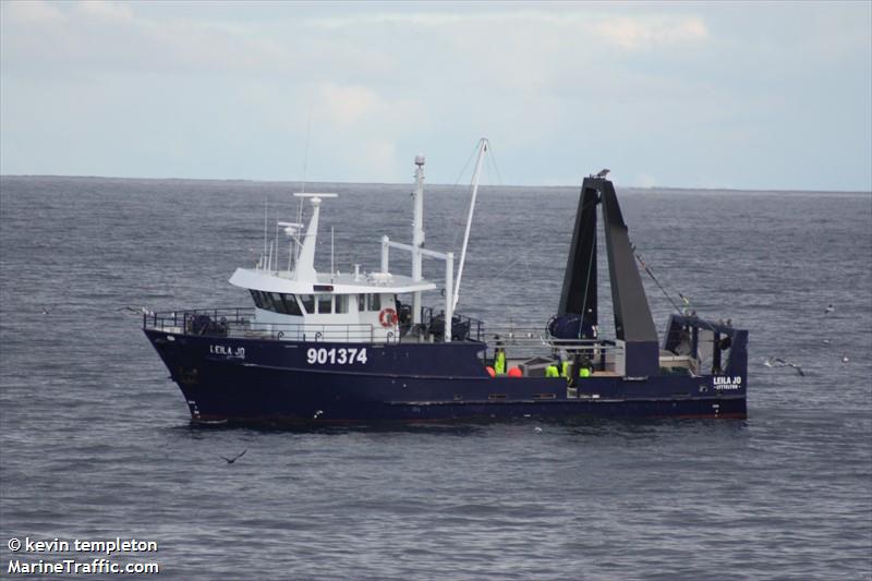 leila jo (Fishing vessel) - IMO , MMSI 512448000, Call Sign ZME6493 under the flag of New Zealand