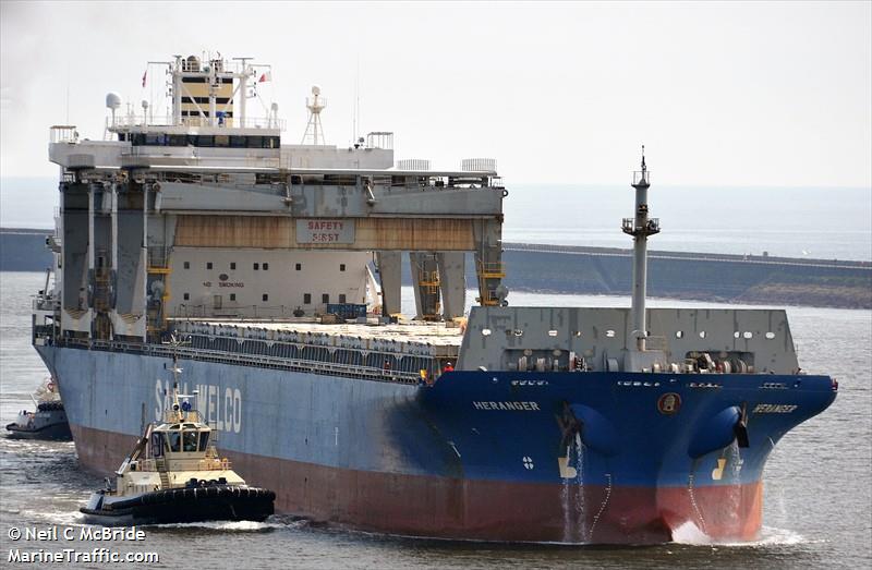 heranger (General Cargo Ship) - IMO 9079121, MMSI 538009776, Call Sign V7A5148 under the flag of Marshall Islands