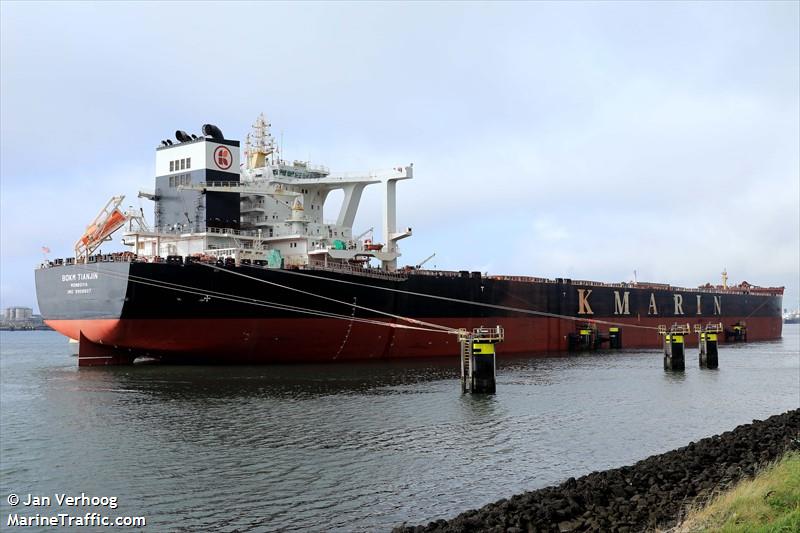 bokm tianjin (Bulk Carrier) - IMO 9908607, MMSI 636021238, Call Sign 5LCY6 under the flag of Liberia