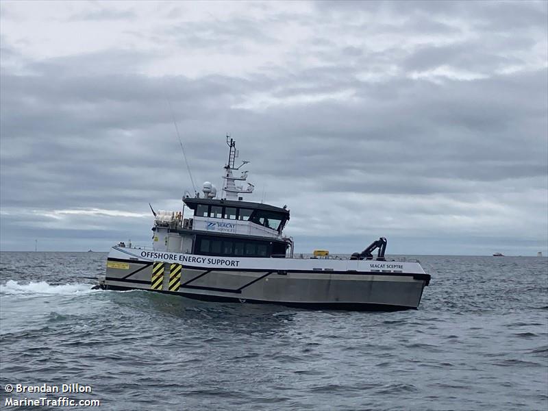 seacat sceptre (Offshore Tug/Supply Ship) - IMO 9964364, MMSI 232039754, Call Sign MKOU6 under the flag of United Kingdom (UK)