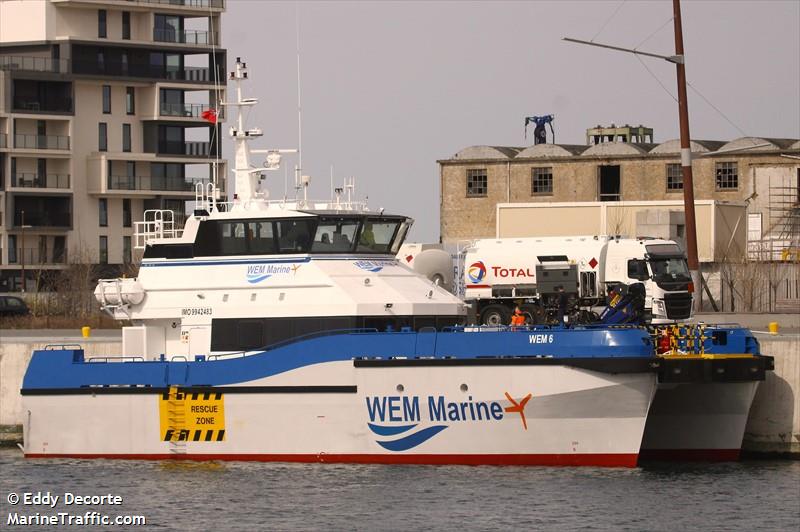 wem6 (Offshore Tug/Supply Ship) - IMO 9942483, MMSI 232040184, Call Sign MKTI8 under the flag of United Kingdom (UK)
