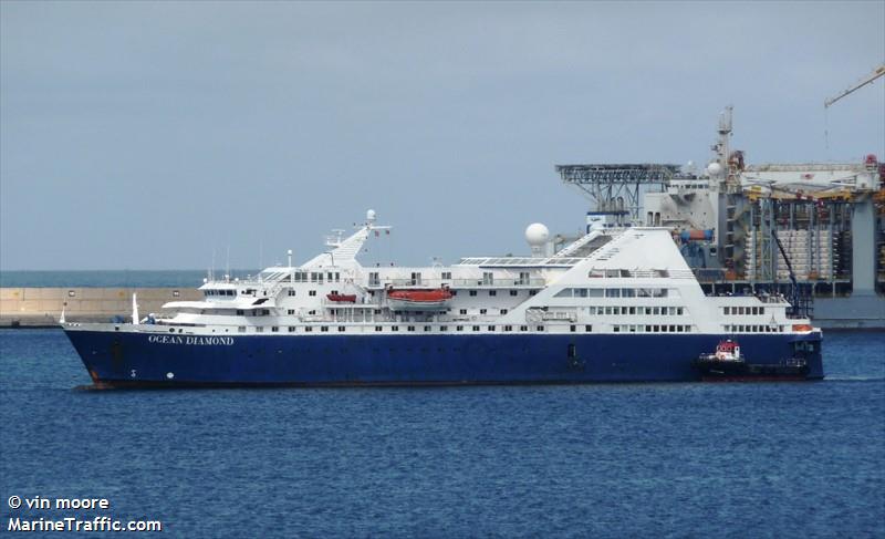 ocean diamond (Passenger (Cruise) Ship) - IMO 7325629, MMSI 255806403, Call Sign CQEJ8 under the flag of Madeira