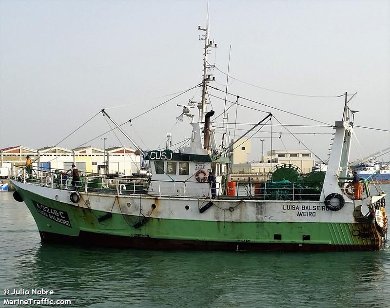 luisa balseiro (Fishing Vessel) - IMO 8411712, MMSI 263438000, Call Sign CUSJ under the flag of Portugal