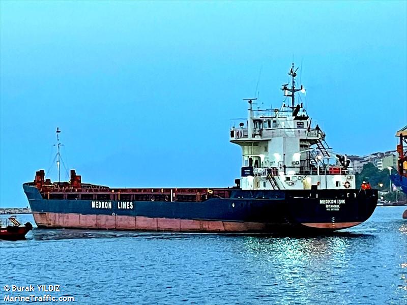medkon isik (General Cargo Ship) - IMO 9073892, MMSI 271049759, Call Sign TCA6807 under the flag of Turkey