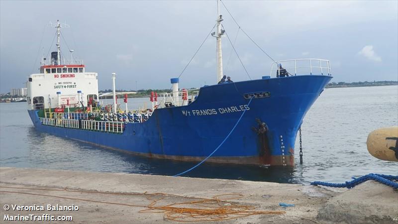 mt francis charles (Chemical/Oil Products Tanker) - IMO 9599248, MMSI 548135110, Call Sign DUA3123 under the flag of Philippines