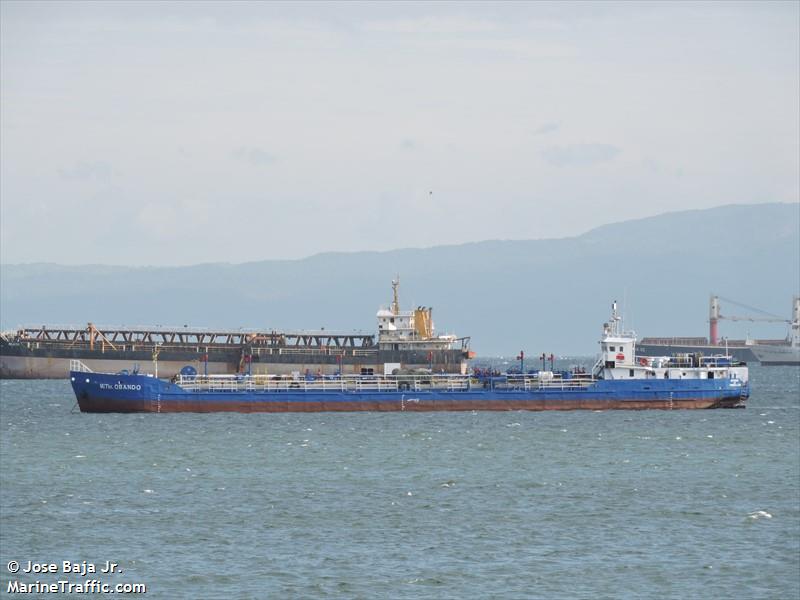 mtkr obando (Oil Products Tanker) - IMO 8946092, MMSI 548782200, Call Sign DUA2098 under the flag of Philippines