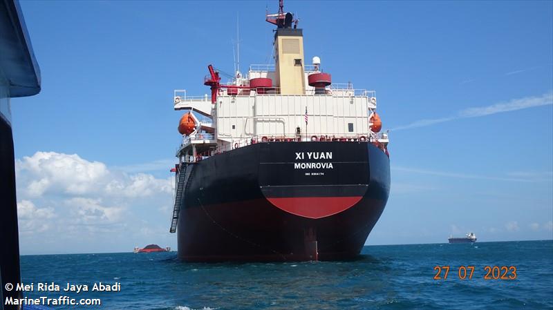 xi yuan (Bulk Carrier) - IMO 9304174, MMSI 636021505, Call Sign 5LEG6 under the flag of Liberia