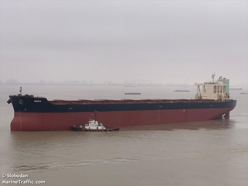 maria (Bulk Carrier) - IMO 9568005, MMSI 210396000, Call Sign 5BYX5 under the flag of Cyprus