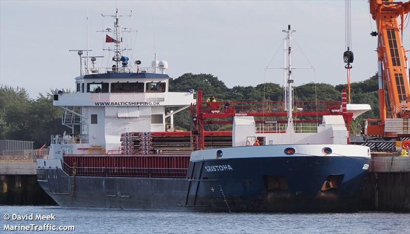 aristona (General Cargo Ship) - IMO 9536052, MMSI 255801770, Call Sign CQOA under the flag of Madeira