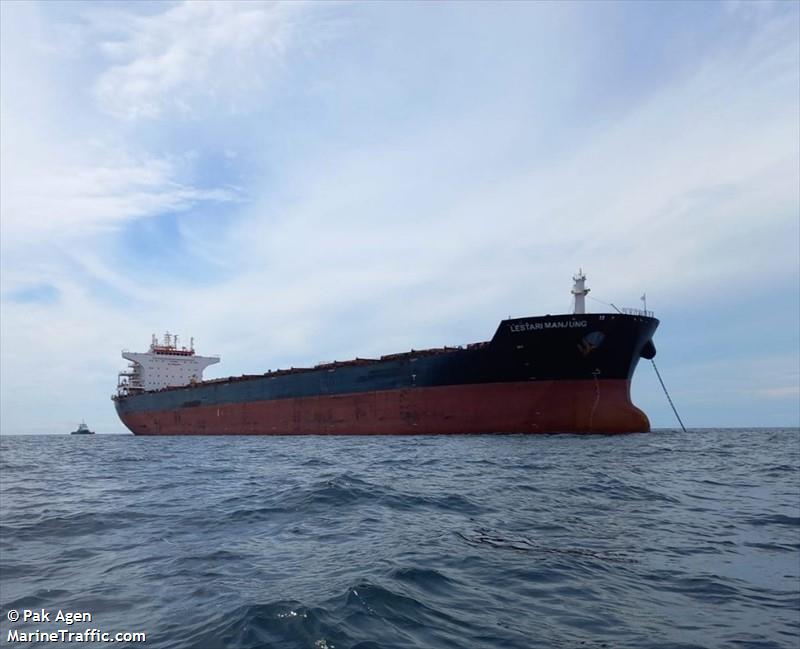 lestari manjung (Bulk Carrier) - IMO 9568574, MMSI 533132249, Call Sign 9M2542 under the flag of Malaysia