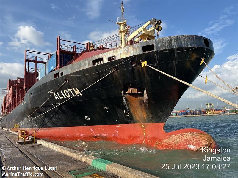 alioth (Container Ship) - IMO 9339600, MMSI 636021166, Call Sign D5MQ6 under the flag of Liberia