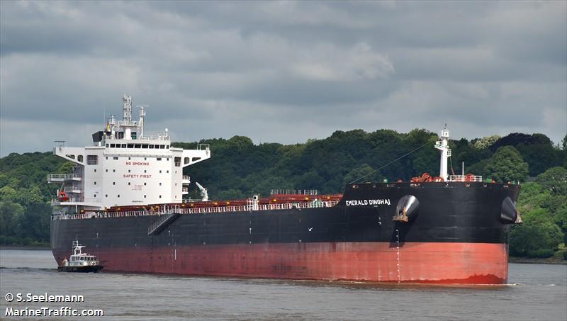 emerald dinghai (Bulk Carrier) - IMO 9936252, MMSI 636021288, Call Sign 5LDF2 under the flag of Liberia