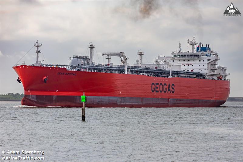 jean raspail (LPG Tanker) - IMO 9904091, MMSI 228406700, Call Sign FMOX under the flag of France