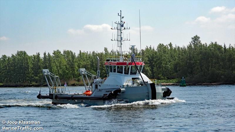 pancho (Dredger) - IMO 9950466, MMSI 253812000, Call Sign LXHQ under the flag of Luxembourg