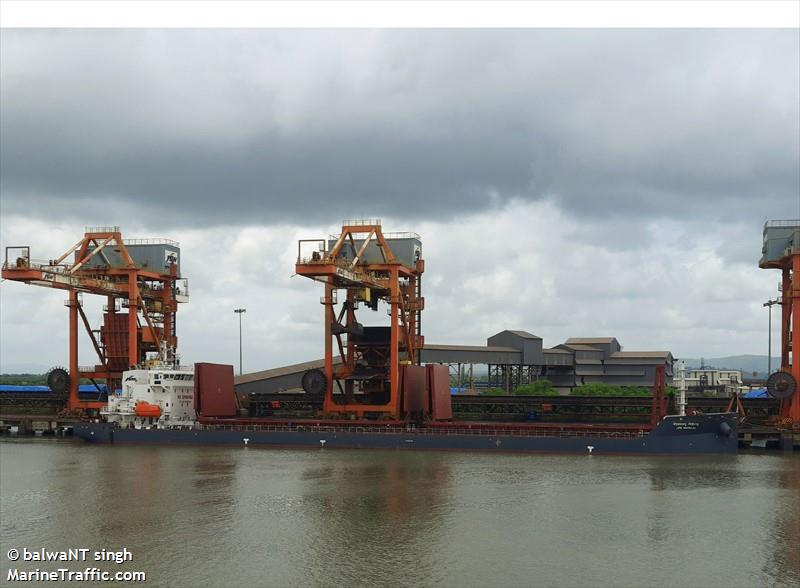 jsw mihirgad (General Cargo Ship) - IMO 9891048, MMSI 419001593, Call Sign VTIS under the flag of India