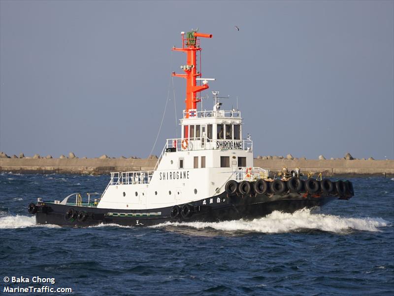 shiroganemaru (Tug) - IMO , MMSI 431100215, Call Sign JG5243 under the flag of Japan