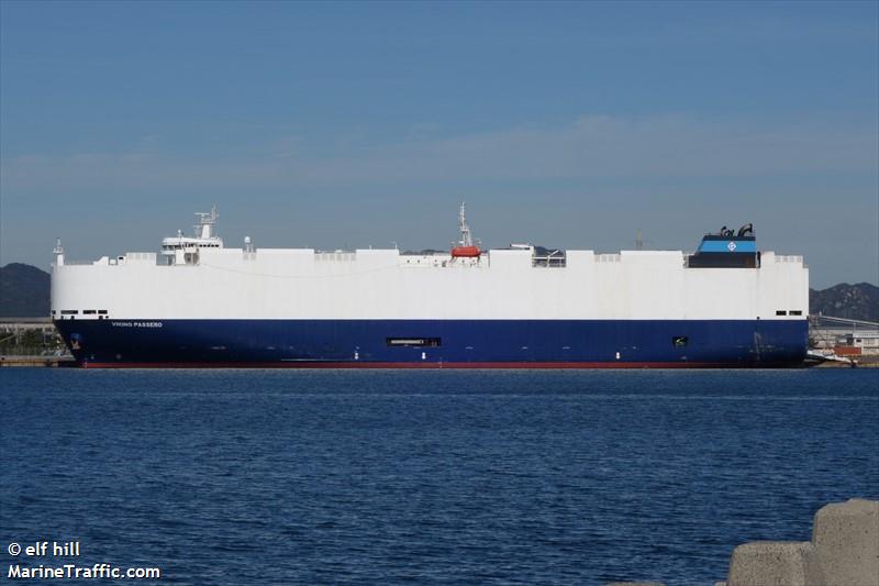 viking passero (Vehicles Carrier) - IMO 9491886, MMSI 538009817, Call Sign V7A5205 under the flag of Marshall Islands