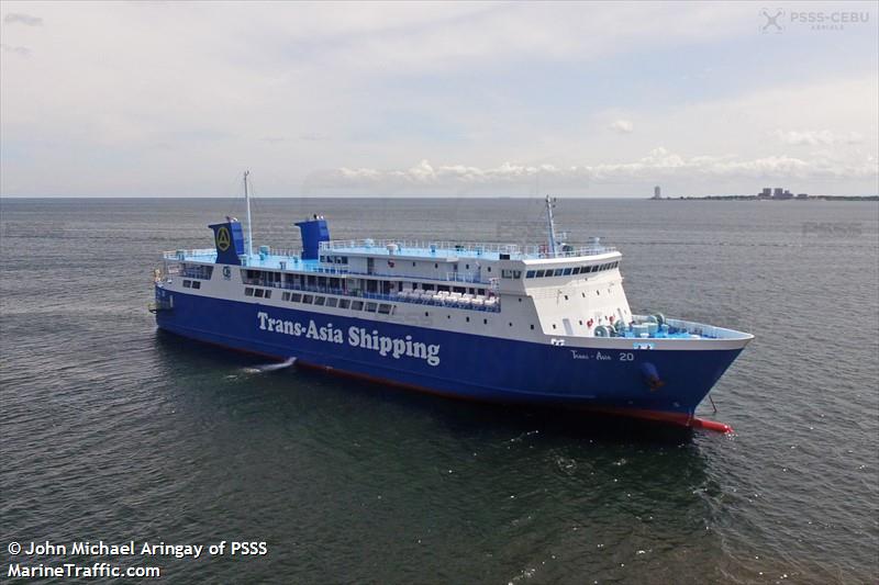 trans-asia 20 (Passenger/Ro-Ro Cargo Ship) - IMO 9858369, MMSI 548983500 under the flag of Philippines
