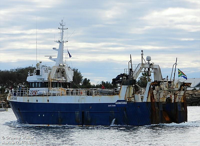 glomfjord (Fishing Vessel) - IMO 9032472, MMSI 601209700, Call Sign  ZS8917 under the flag of South Africa