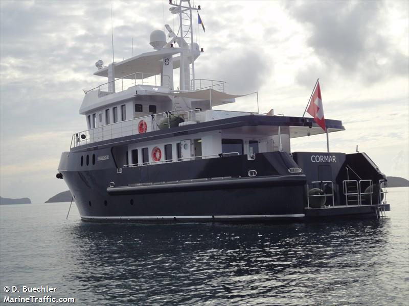 cormar (Pleasure craft) - IMO , MMSI 269101410, Call Sign HBY4354 under the flag of Switzerland