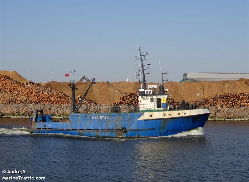 auda (Fishing Vessel) - IMO 9077692, MMSI 275231000, Call Sign YL2257 under the flag of Latvia