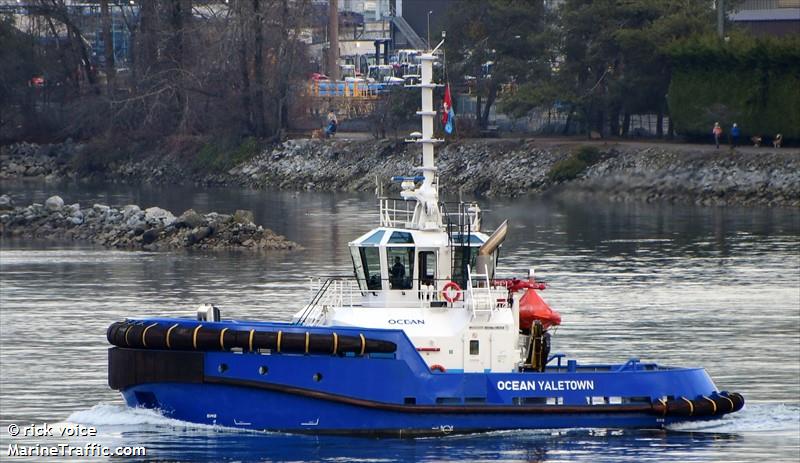 ocean yaletown (Tug) - IMO 9901922, MMSI 316001193 under the flag of Canada