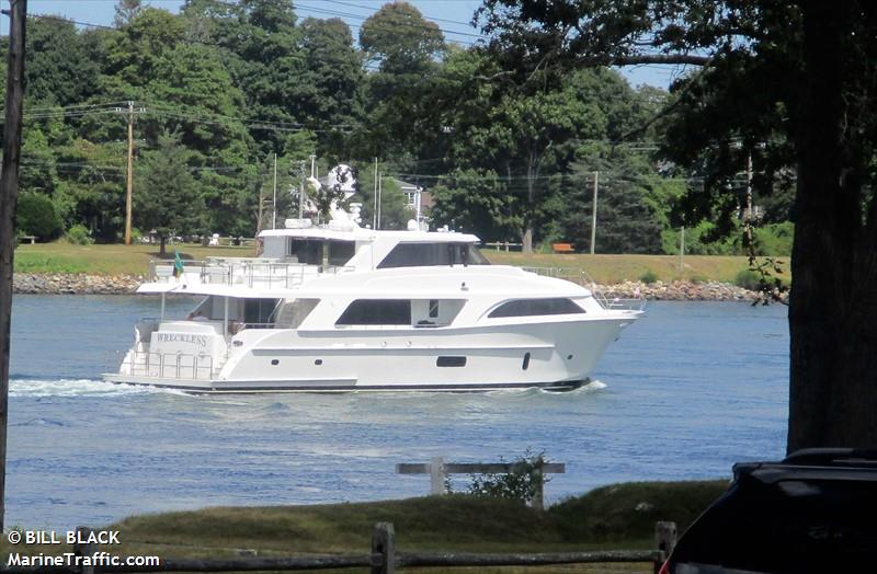 wreckless (Pleasure craft) - IMO , MMSI 339222000, Call Sign 6YVH2 under the flag of Jamaica