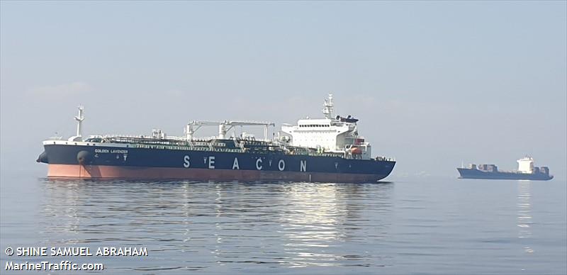 golden lavender (Chemical/Oil Products Tanker) - IMO 9858802, MMSI 477735400, Call Sign VRUH9 under the flag of Hong Kong