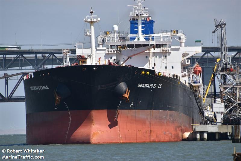 seaways eagle (Crude Oil Tanker) - IMO 9580390, MMSI 538009898, Call Sign V7A5311 under the flag of Marshall Islands