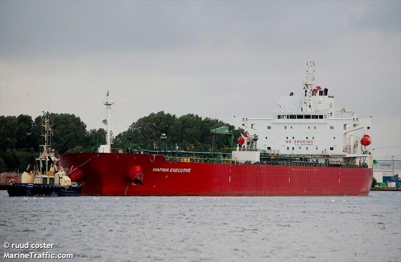 hafnia executive (Crude Oil Tanker) - IMO 9735622, MMSI 563153600, Call Sign 9V7891 under the flag of Singapore